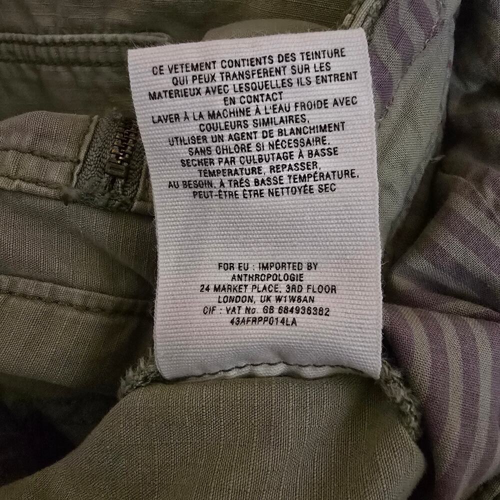 Anthropologie Hei Hei Westport Zip Cargo Pants - Picture 7 of 8